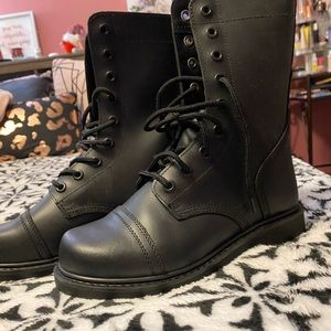 Unisex Steel Toe Combat Boots Size Men's 6.5